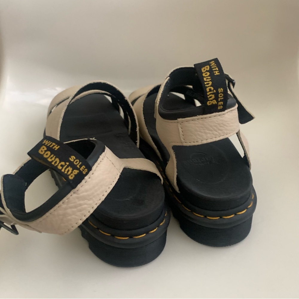 Doc Marten Blaire Cream Sandals - Picture 5 of 6